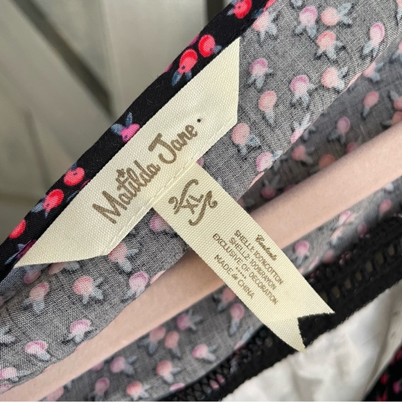 Matilda Jane Snow Globe‎ White Eyelet Floral Blouse Size XL - Picture 10 of 11